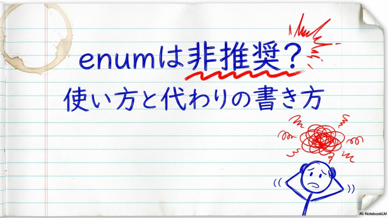 TypeScriptのenumは非推奨？使い方と代わりの書き方をわかりやすく解説