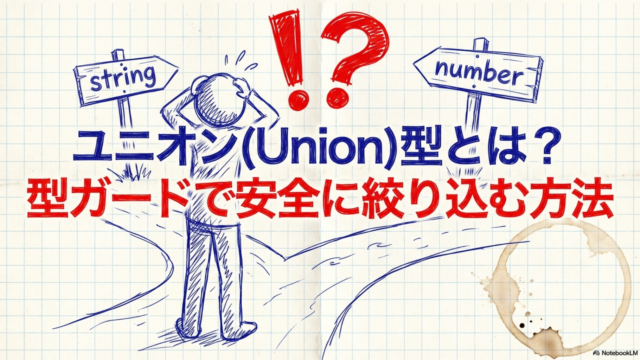 TypeScriptのユニオン(Union)型とは？型ガードで「どの型か」を安全に絞り込む方法