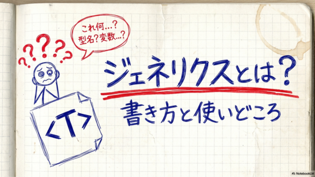 【TypeScript】ジェネリクス(generics)とは？書き方と3つの使いどころ