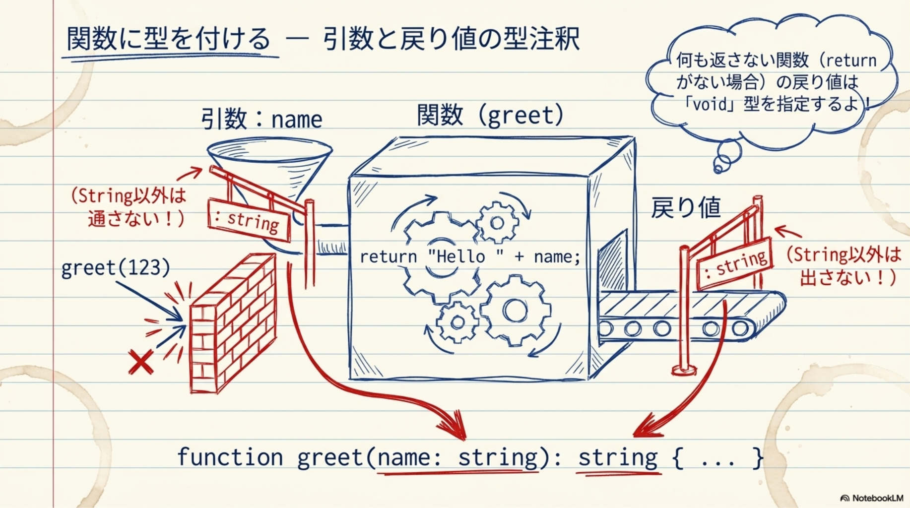 関数に型を付ける — 引数と戻り値の型注釈